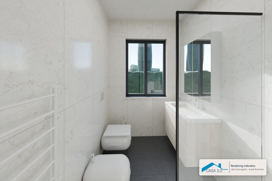 Bagno: 4,02 m² con finestra.